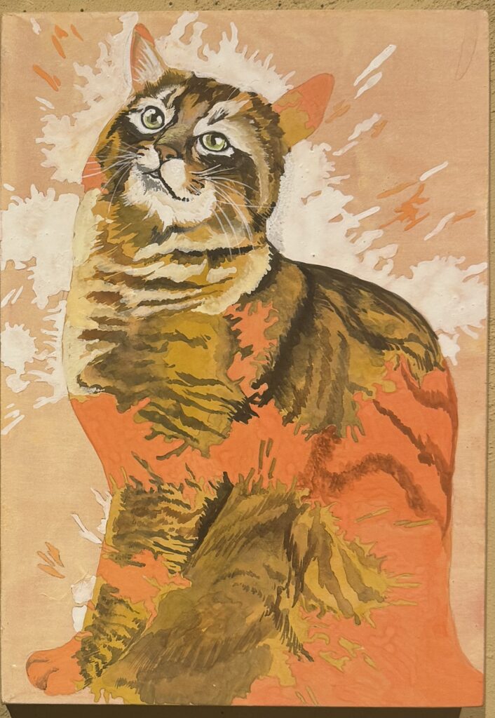 穏/日本画/27.3×22.0/木本さき作/22,000円