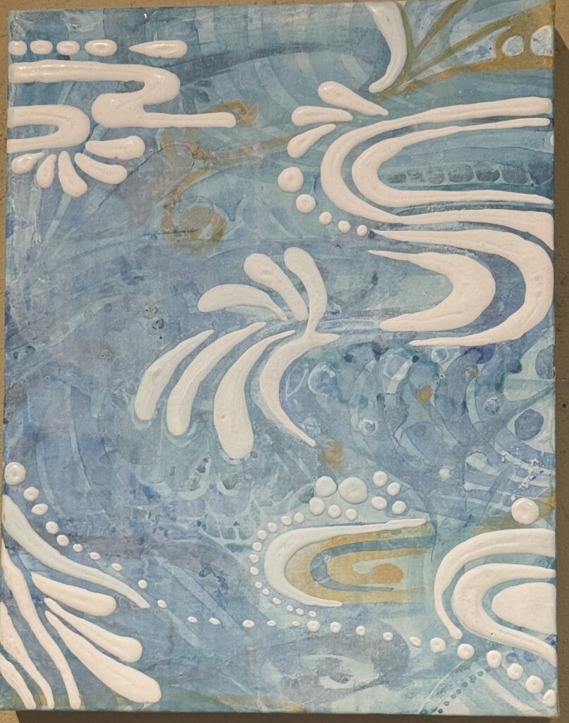 AZUSA/日本画/17.9×13.9/木本さき作/11,000円